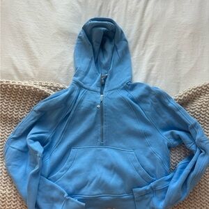 Lululemon blue scuba half zip